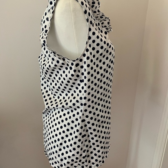 Tommy Hilfiger polka dot Cotton top, size M - Picture 2 of 4